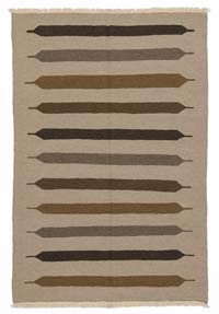 Brown New Handwoven Turkish Kilim Rug