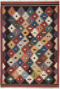 Multicolor New Handwoven Turkish Kilim Rug - 7' 5" x 10' 8" (89" x 128")