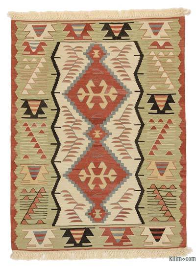 Çok Renkli Yeni Kök Boya El Dokuma Kilim