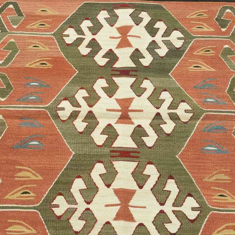 Çok Renkli Yeni Kök Boya El Dokuma Kilim - 96 cm x 145 cm - K0028390