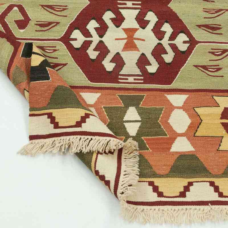 Çok Renkli Yeni El Dokuma Kilim - K0028402