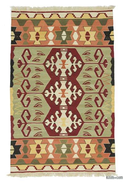 Çok Renkli Yeni Kök Boya El Dokuma Kilim
