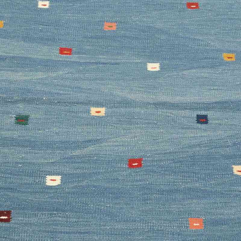 Açık Mavi Yeni El Dokuma Kilim - K0028405