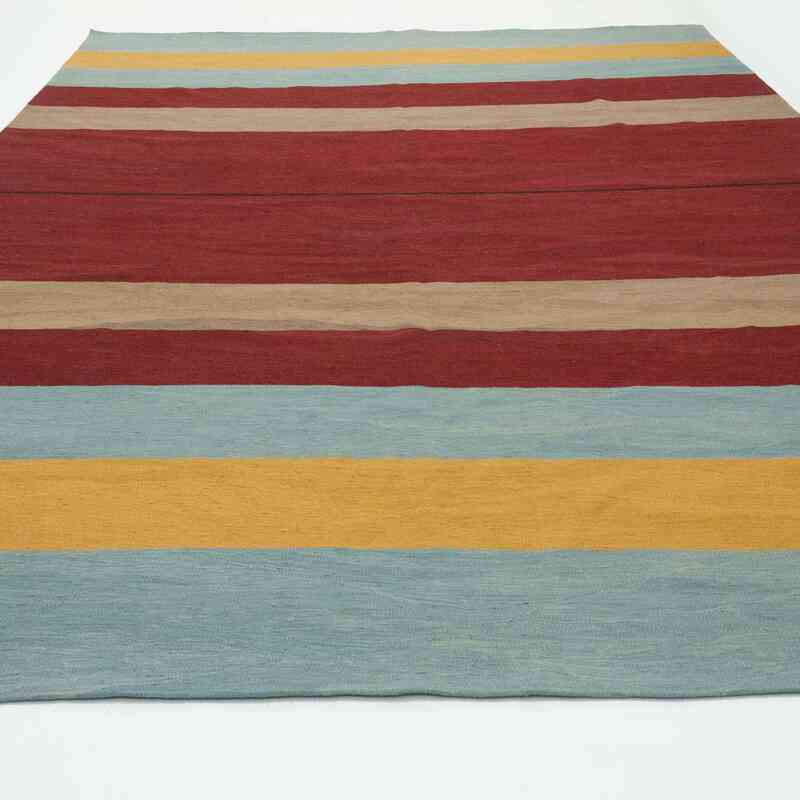 Çok Renkli Yeni El Dokuma Kilim - K0028455