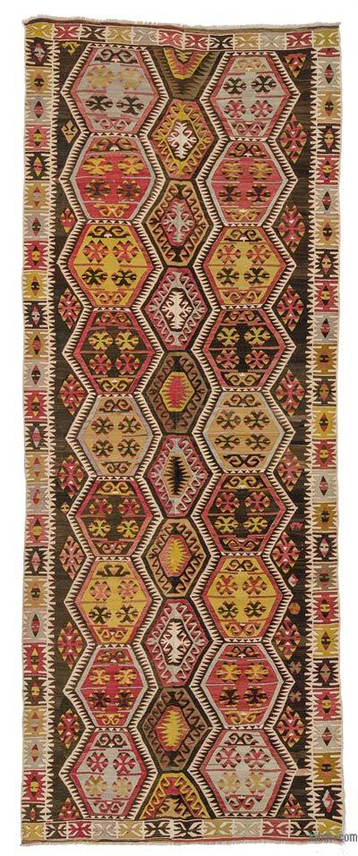 Çok Renkli Kırşehir Kilimi - 157 cm x 402 cm