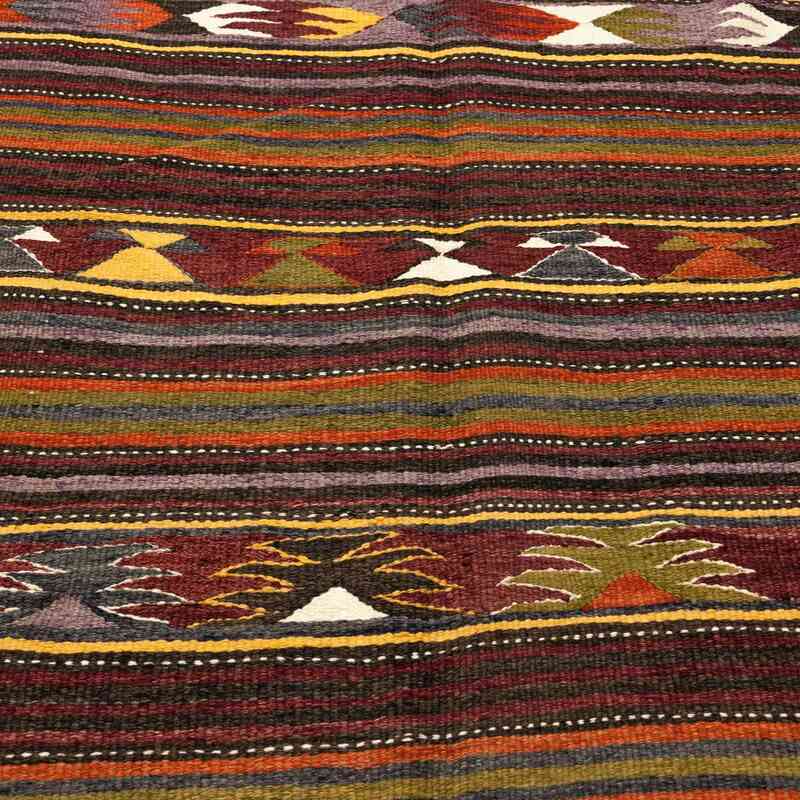 Multicolor Vintage Konya Kilim Runner - 4' 5" x 10' 1" (53 in. x 121 in.) - K0033086