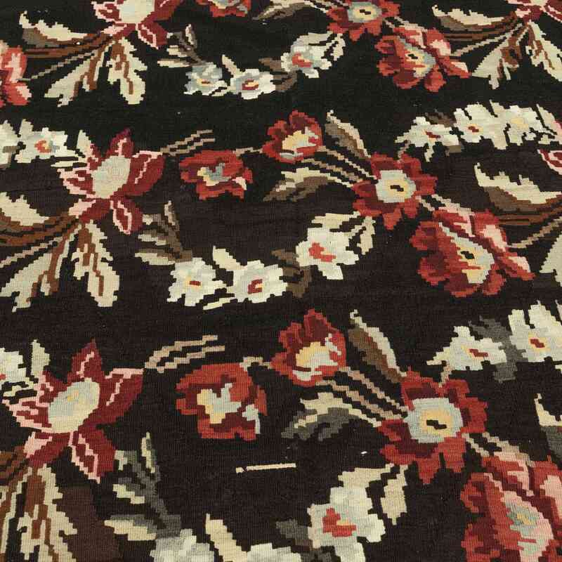 Kahverengi Vintage Bardız Kilimi - 169 cm x 333 cm - K0033091
