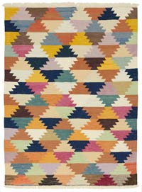 Multicolor New Handwoven Turkish Kilim Rug
