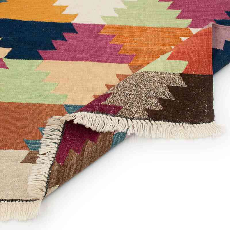 Çok Renkli Yeni El Dokuma Kilim - K0033128