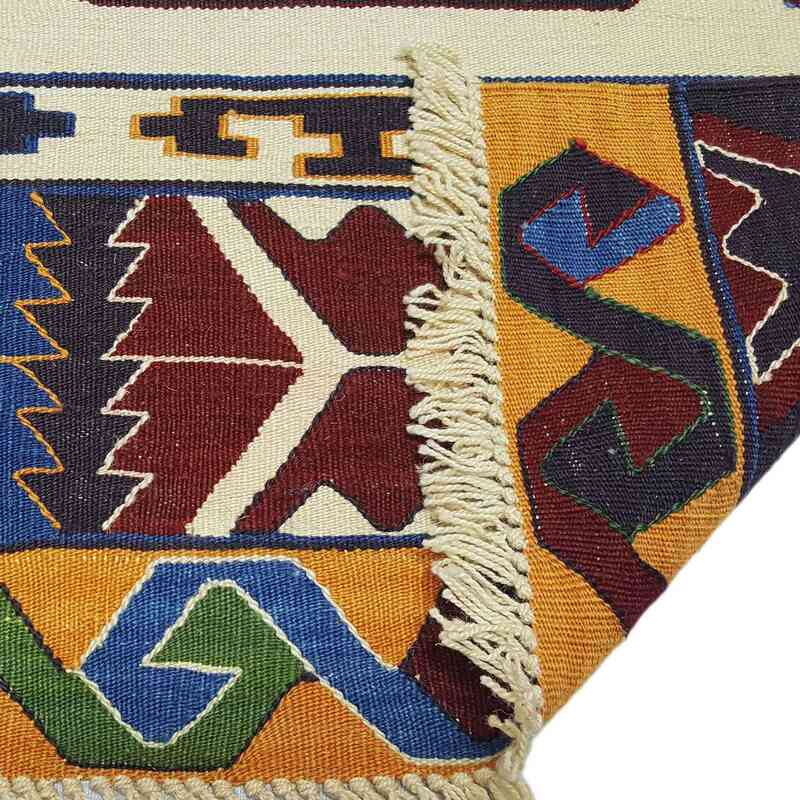 Multicolor Nuevo Kilim Turco De Pasillo - K0033130