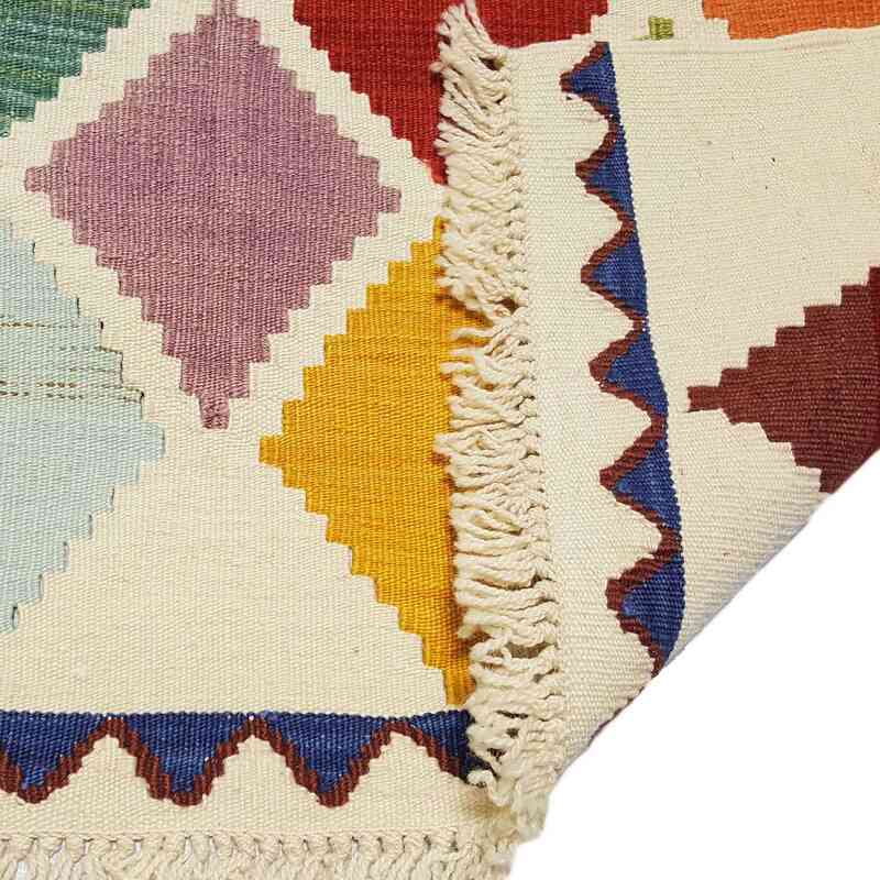 Multicolor New Turkish Kilim Runner - 2' 11" x 11'  (35" x 132") - K0033131