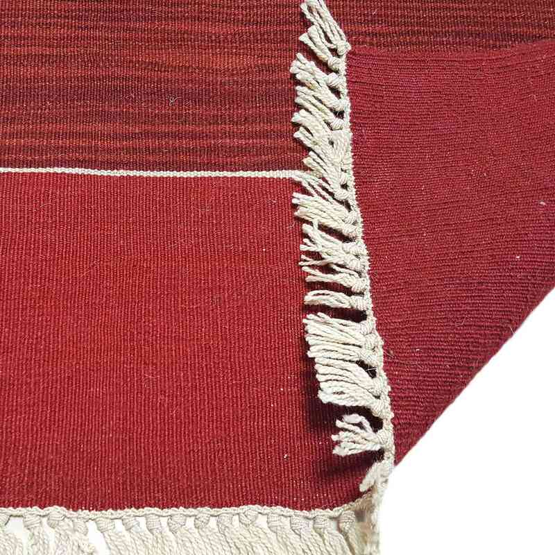 Red New Turkish Kilim Runner - K0033132