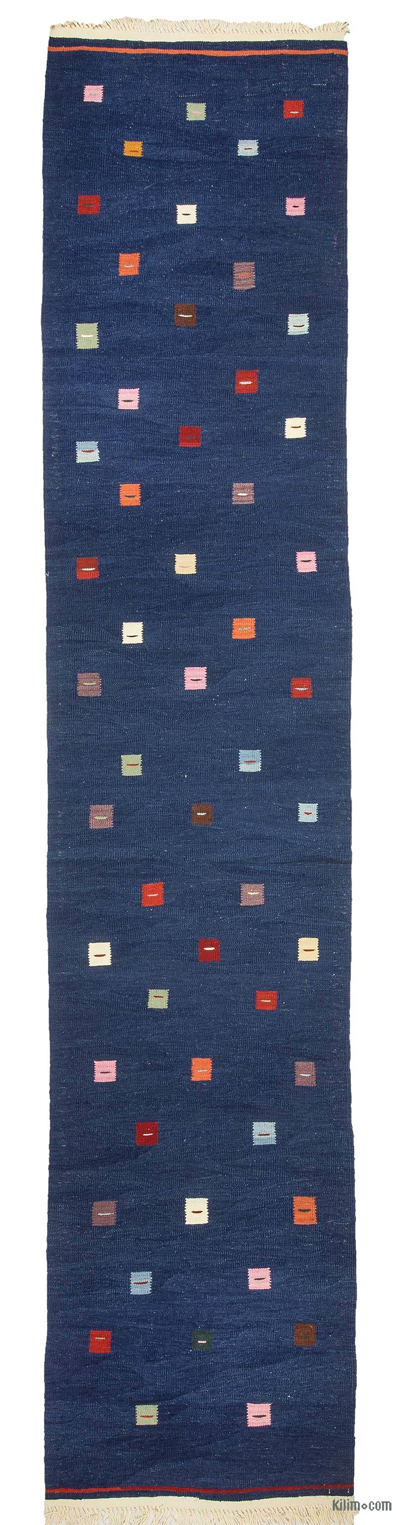 Lacivert Yeni Kök Boya Yolluk Kilim - K0033134