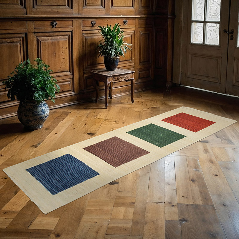 Multicolor New Turkish Kilim Runner - K0033137