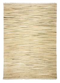 Bej, Kahverengi Yeni Kök Boya El Dokuma Kilim - 184 cm x 254 cm