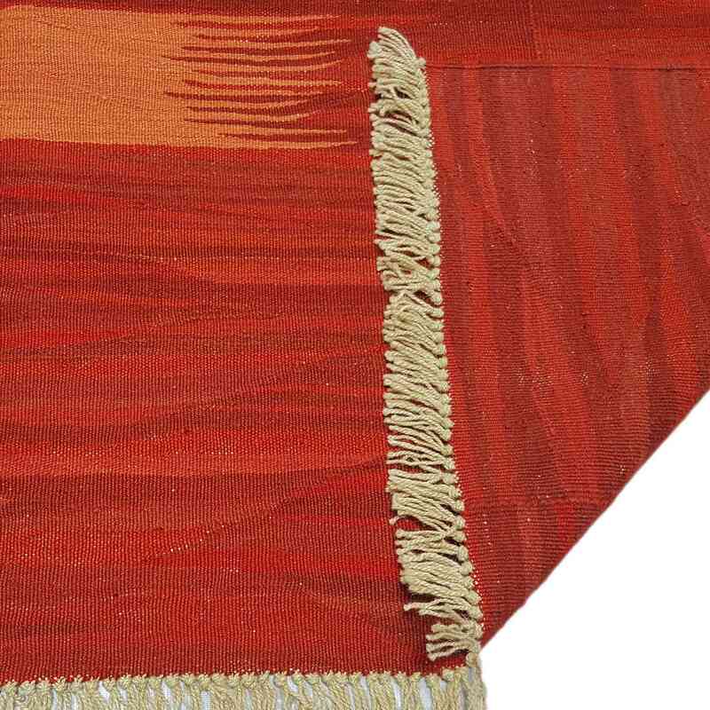 Kırmızı Yeni Kök Boya El Dokuma Kilim - 183 cm x 270 cm - K0033144