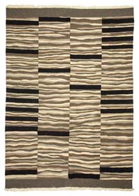 Brown, Beige New Handwoven Turkish Kilim Rug