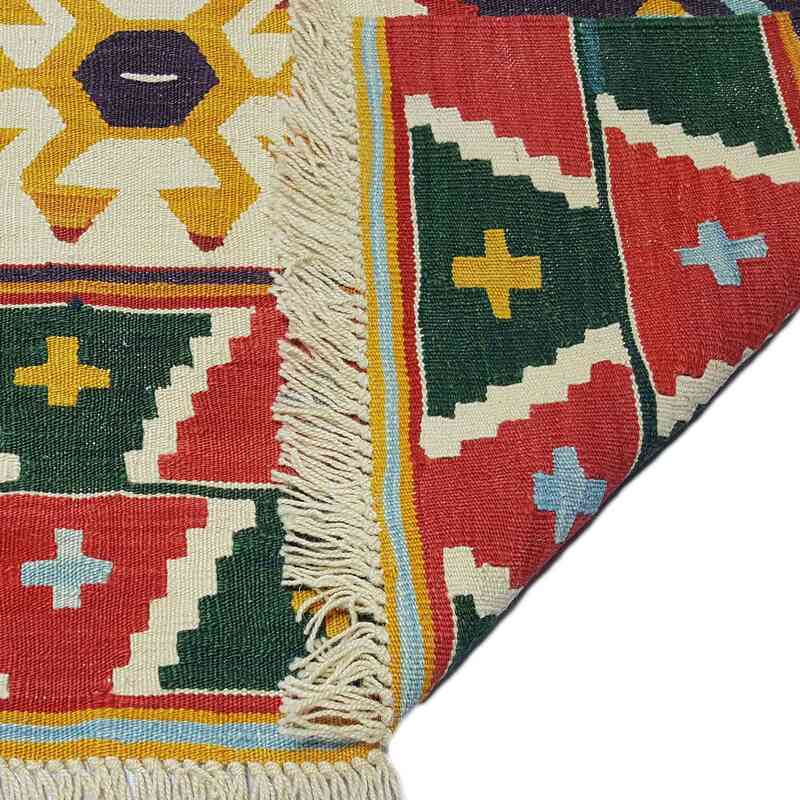 Çok Renkli Yeni El Dokuma Kilim - K0033153