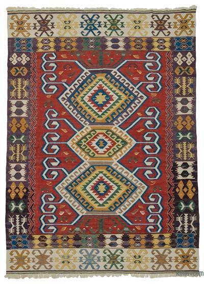 Çok Renkli Yeni Kök Boya El Dokuma Kilim - 270 cm x 336 cm