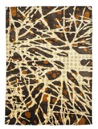 Marrón, Beige Nueva Alfombra Turca De Pila - 204 cm x 276 cm