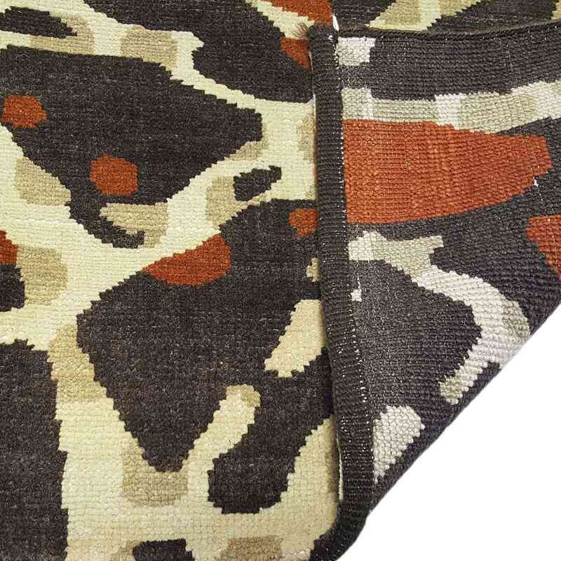 Marrón, Beige Nueva Alfombra Turca De Pila - 204 cm x 276 cm - K0033168