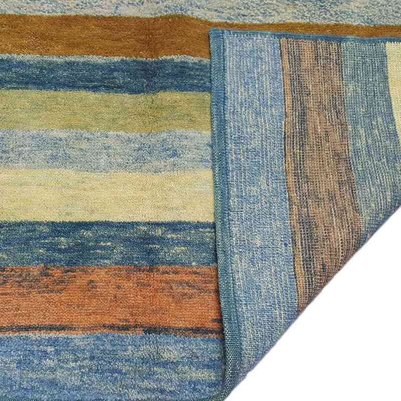 Lacivert, Yeşil Yeni Kök Boya Halı - 119 cm x 177 cm - K0033172