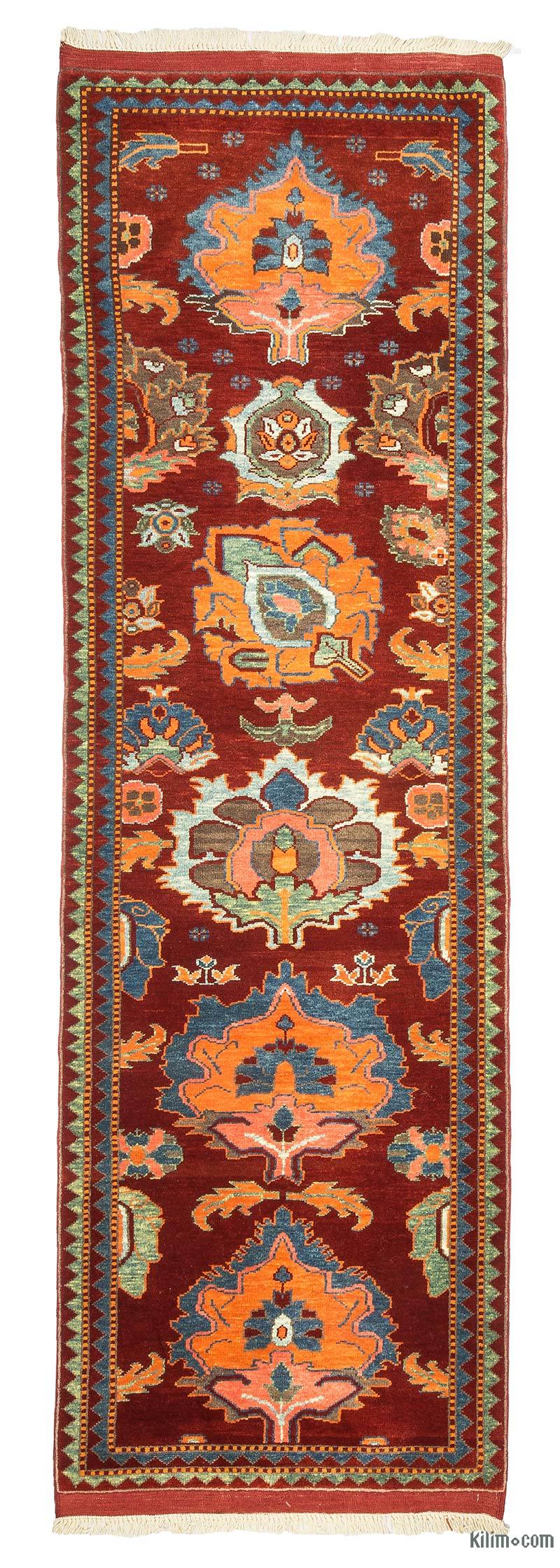Kırmızı Yeni Kök Boya Halı Yolluk - K0033177