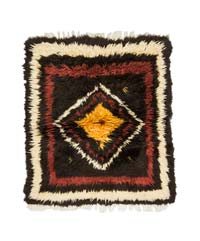 Brown New Turkish Tulu Rug