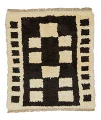 Brown, Beige New Turkish Tulu Rug