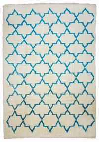 Bej Yeni Fas Stili El Dokuma Tulu - 260 cm x 370 cm