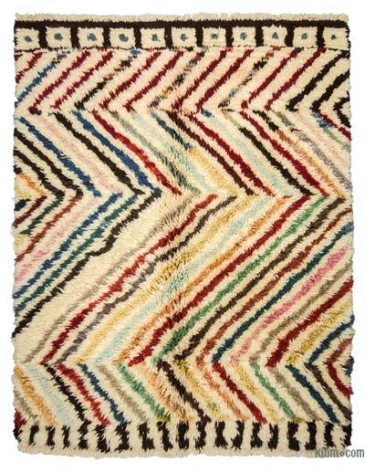 Multicolor Nueva Alfombra Turca Tulu