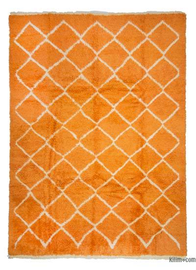 Sarı Fas Stili El Dokuma Tülü - 258 cm x 357 cm
