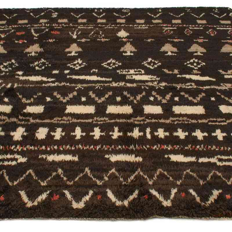 Marrón Alfombra "Tulu" de estilo marroquí anudada a mano - 250 cm x 295 cm - K0033205
