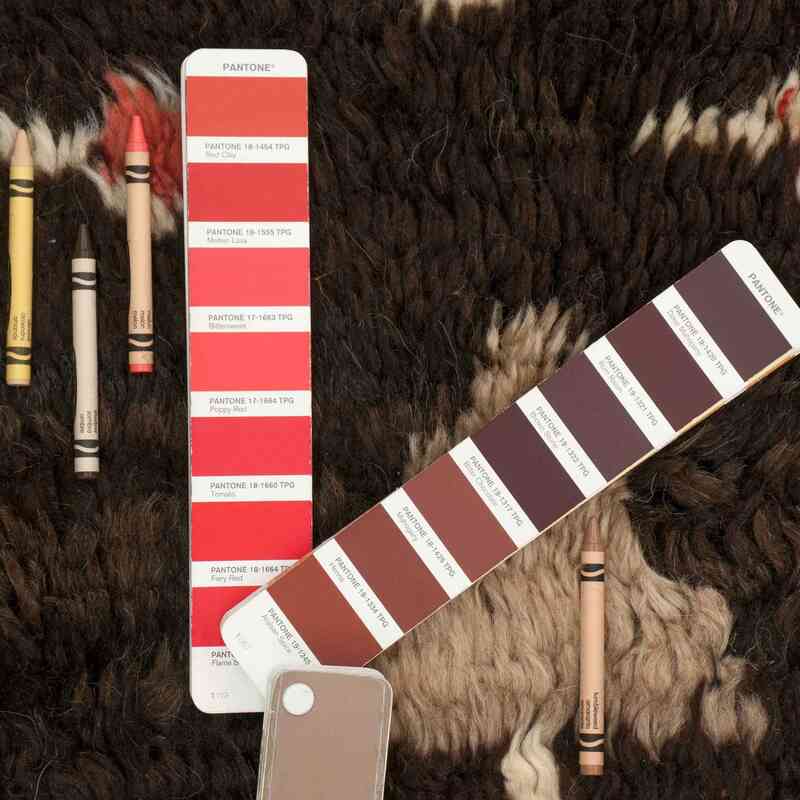 Marrón Alfombra "Tulu" de estilo marroquí anudada a mano - 250 cm x 295 cm - K0033205