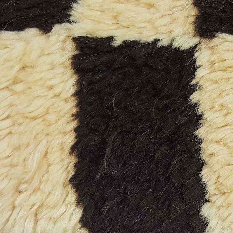 Marrón, Beige Nueva Alfombra Turca Tulu - 133 cm x 193 cm - K0033210