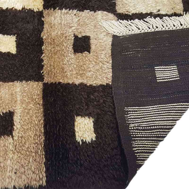 Brown, Beige New Turkish Tulu Rug - K0033213