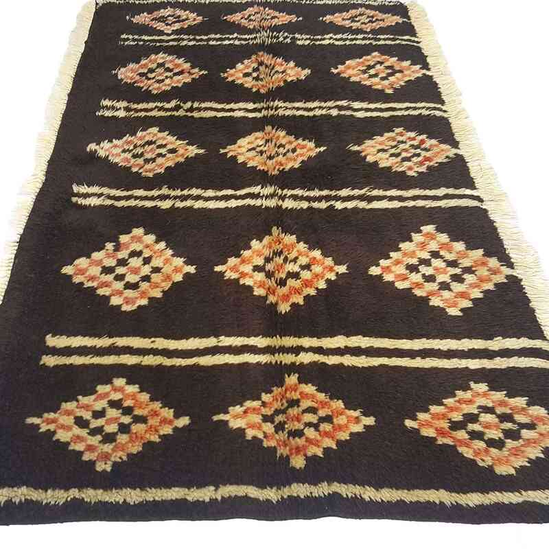 Marrón Nueva Alfombra Turca Tulu - K0033222