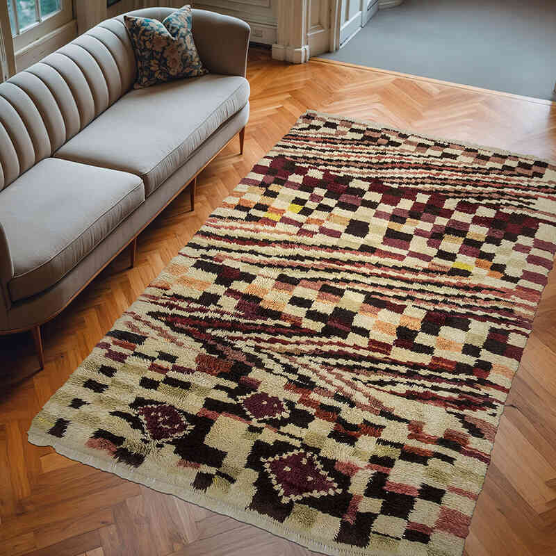 Multicolor Nueva Alfombra Turca Tulu - 202 cm x 300 cm - K0033223