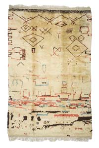Bej Yeni Anadolu Tülü - 182 cm x 275 cm
