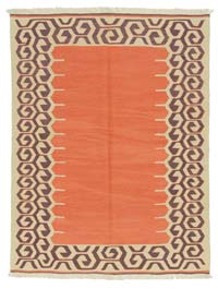 Kırmızı Yeni Kök Boya El Dokuma Kilim - 148 cm x 195 cm