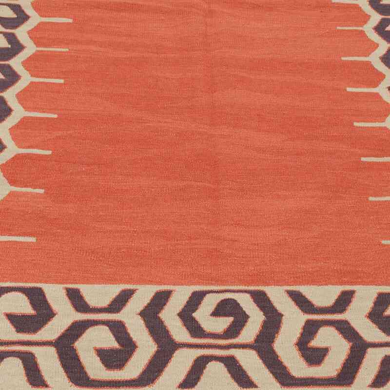 Kırmızı Yeni Kök Boya El Dokuma Kilim - 148 cm x 195 cm - K0033230