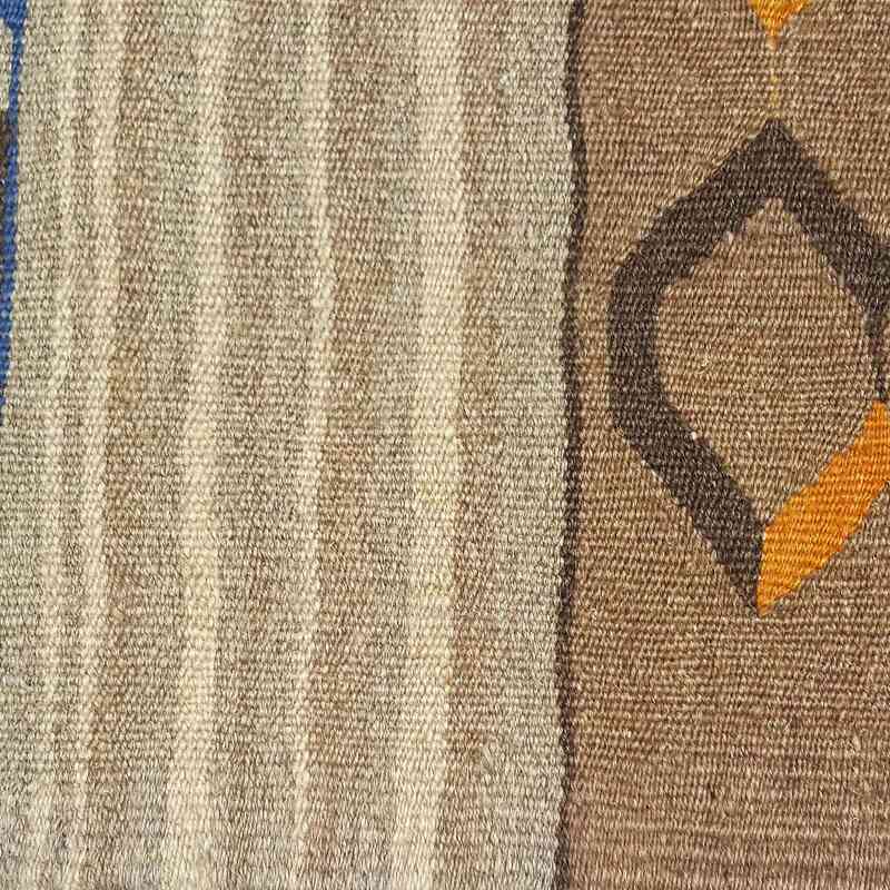 Marrón Nueva Alfombra Turca Kilim - K0033233