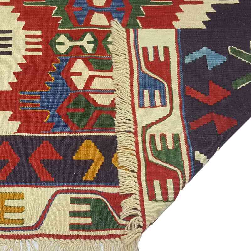Çok Renkli Yeni El Dokuma Kilim - K0033236