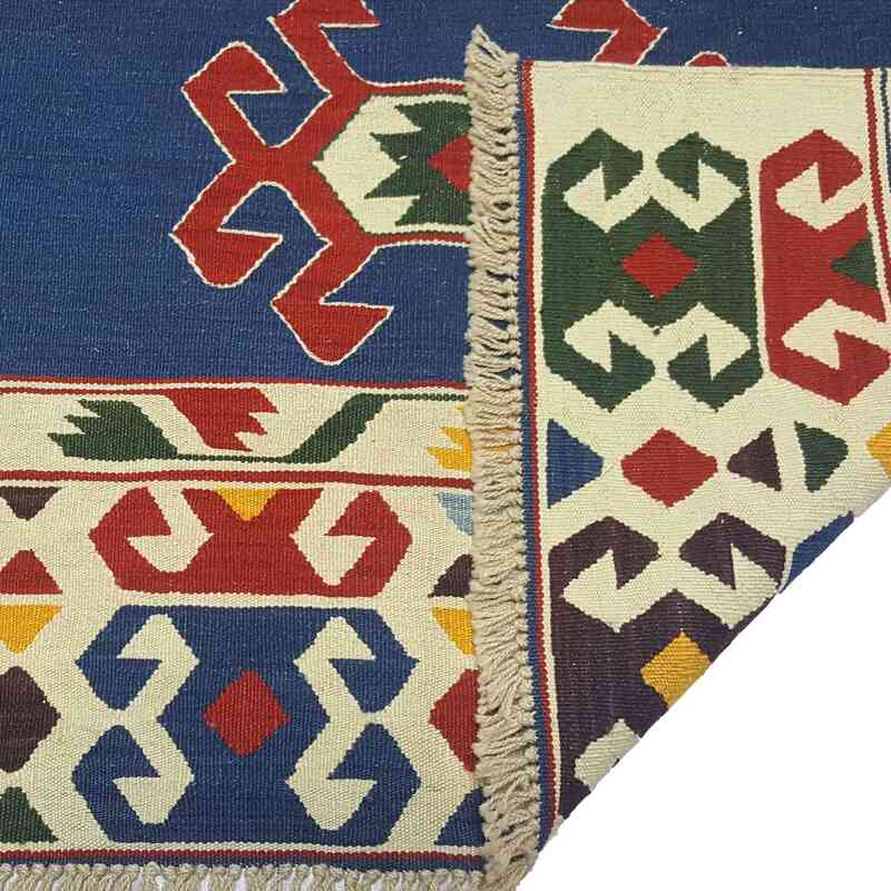 Çok Renkli Yeni Kök Boya El Dokuma Kilim - 125 cm x 197 cm - K0033237