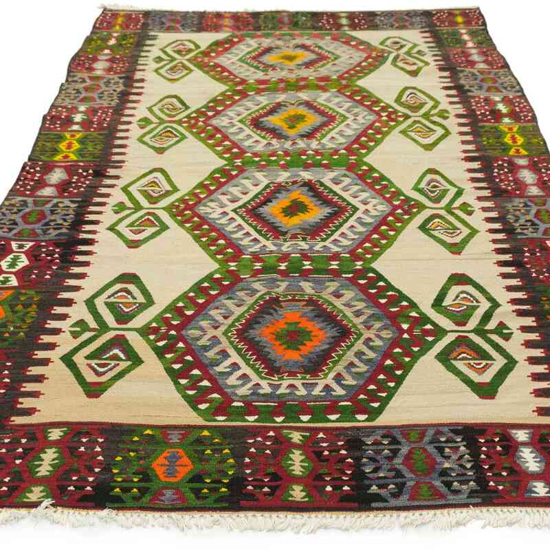 Çok Renkli Aydın Kilimi - 172 cm x 295 cm - K0033335