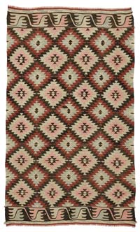 Vintage Mihalic Kilim Rug - 6' 4" x 10' 6" (76" x 126")
