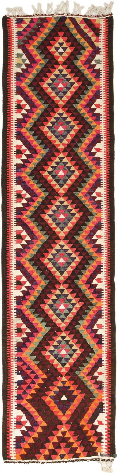 Çok Renkli Anadolu Yolluk Kilim - 94 cm x 363 cm