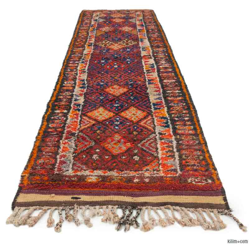 Alfombra Vintage de pasillo - 90 cm x 334 cm - K0033588
