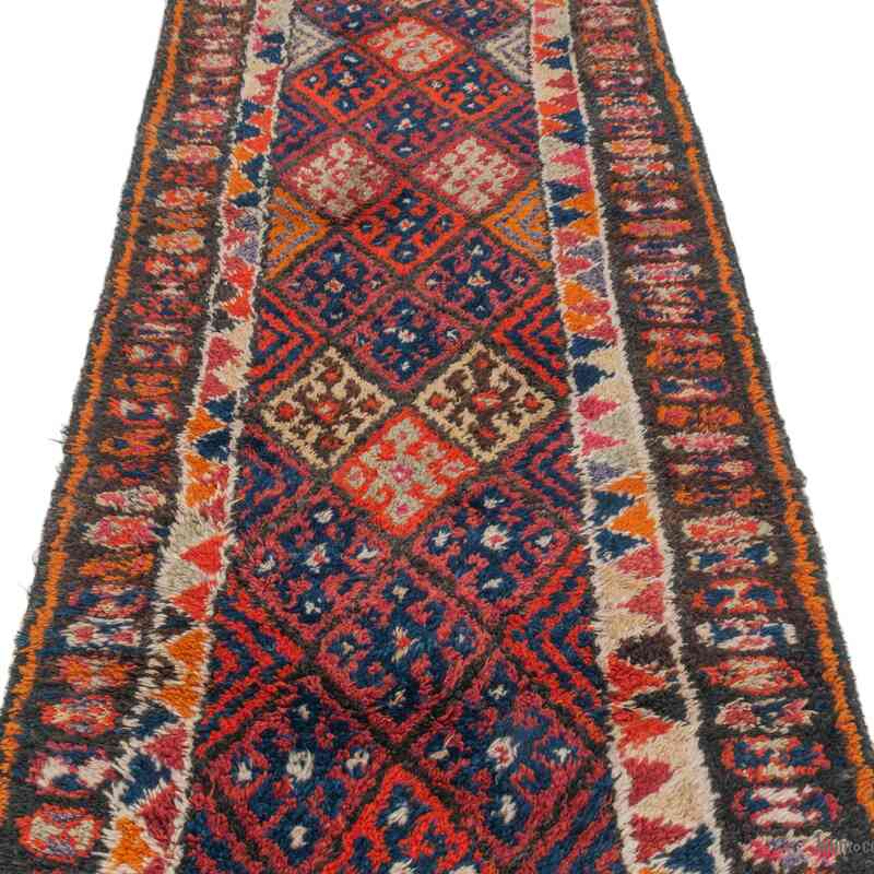 Alfombra Vintage de pasillo - 90 cm x 334 cm - K0033588