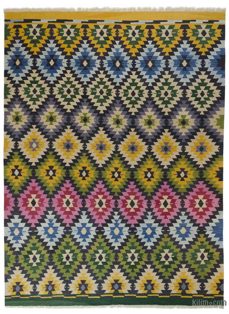 Multicolor New Turkish Kilim Rug - K0033749
